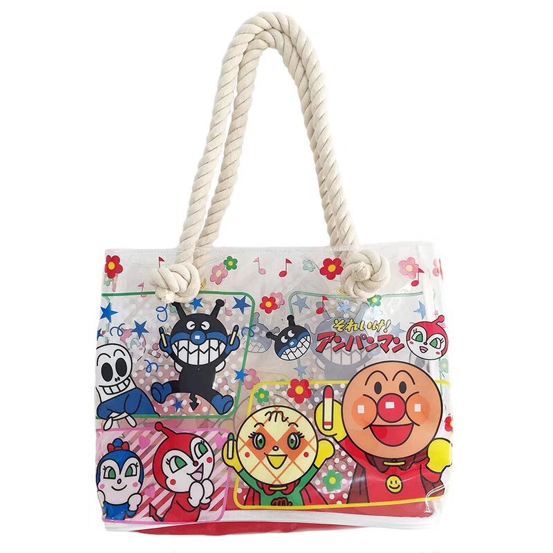 Clear PVC Tote Bag | Heat-Sealed Welding & Cotton Ropes Handles – Kingmate - Product Image {pboot:index}