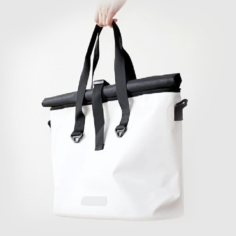 500D Tarpaulin PVC Waterproof Tote Bag | Heavy-Duty Water Resistant Shoulder Handbag – Kingmate