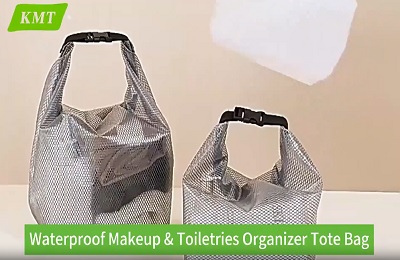 Waterproof Makeup & Toiletries Organizer Tote Bag Video | Travel Cosmetic Storage – Kingmate - Kingmate Product Video