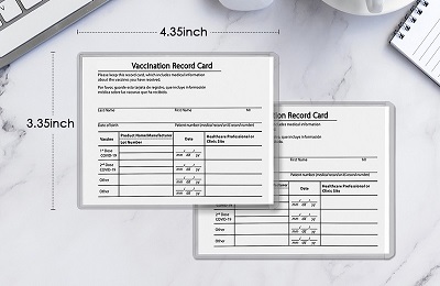 Vaccine Card Protector Spill Test | Waterproof & Scratch Proof Demo - Kingmate Product Video