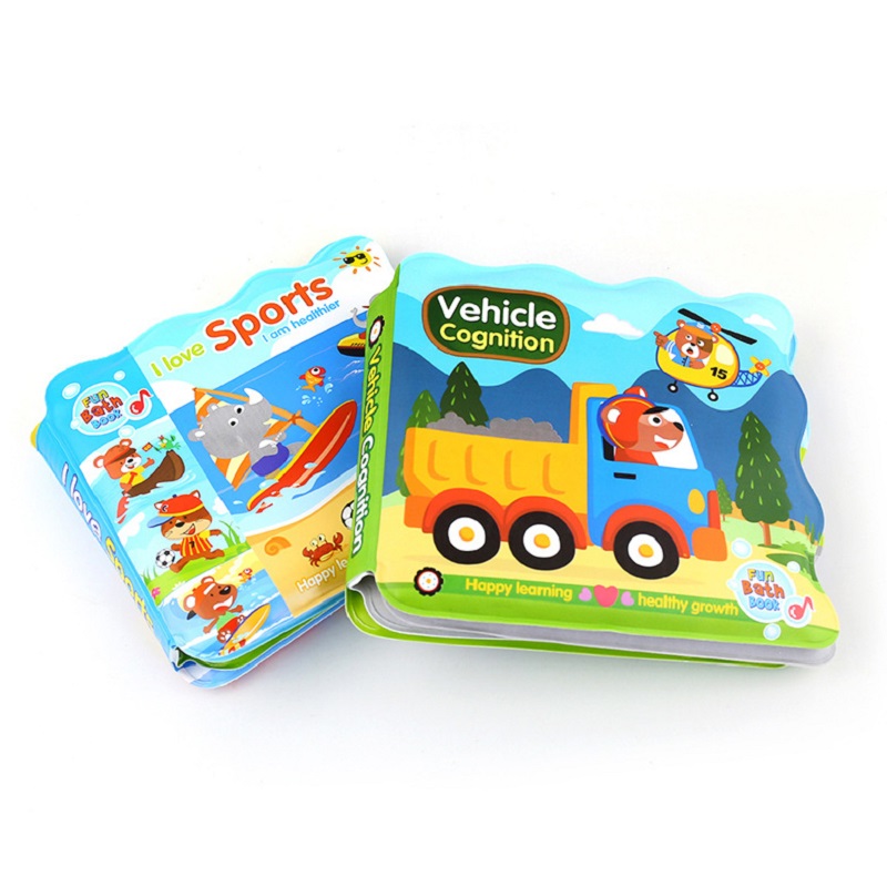 EVA Children's Bath Book with Built-in Squeaker | Waterproof Floating Toy Book – Kingmate - Waterproof Bag Manufacturer Kingmate