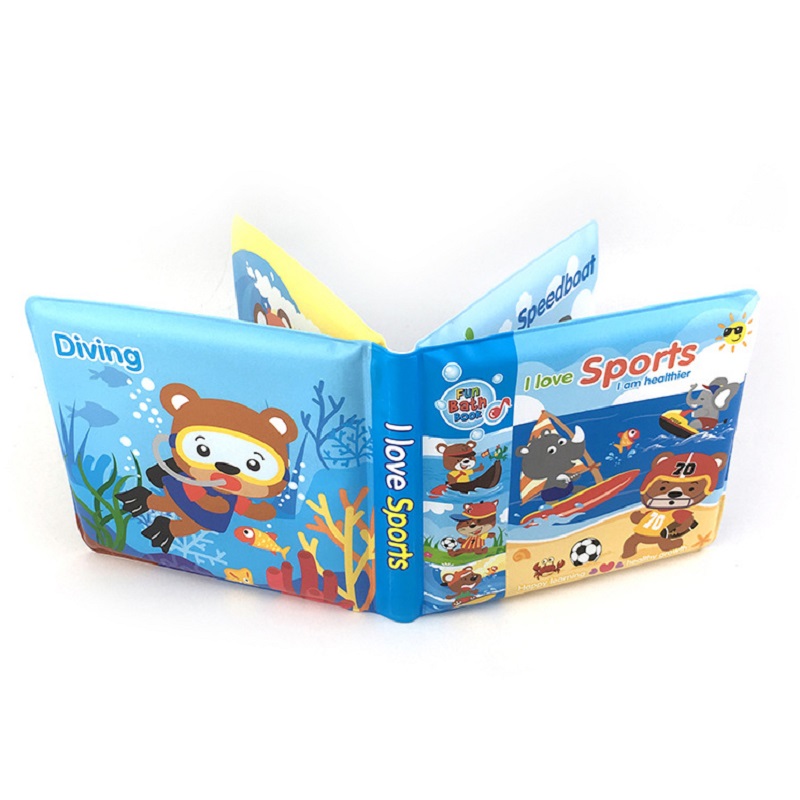EVA Children's Bath Book with Built-in Squeaker | Waterproof Floating Toy Book – Kingmate - Product Image {pboot:index}