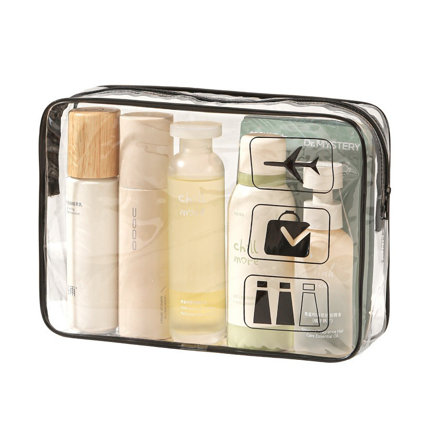 High-Transparent Waterproof Toiletry Bag 3 Sizes | Custom Cosmetic Pouch OEM/ODM | Kingmate Manufacturer waterproof dry bag