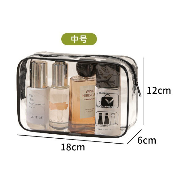 High-Transparent Waterproof Toiletry Bag 3 Sizes | Custom Cosmetic Pouch OEM/ODM | Kingmate Manufacturer - Product Image {pboot:index}